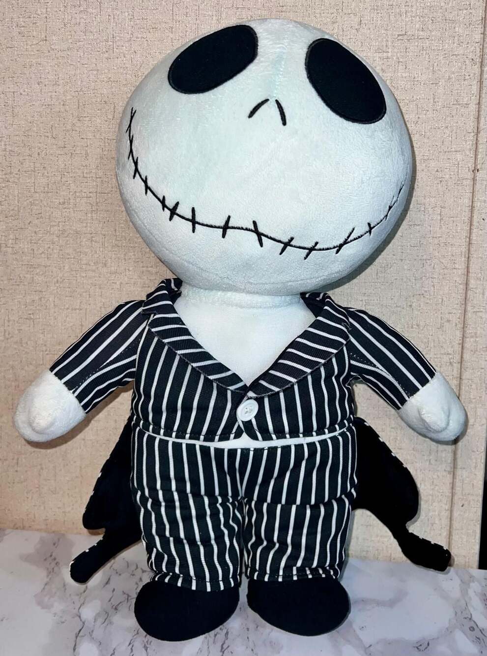 Disney Nightmare Before Christmas Jack Skellington Plush Backpack